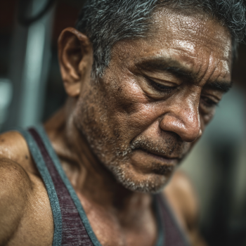 Personas mayores ejercitándose